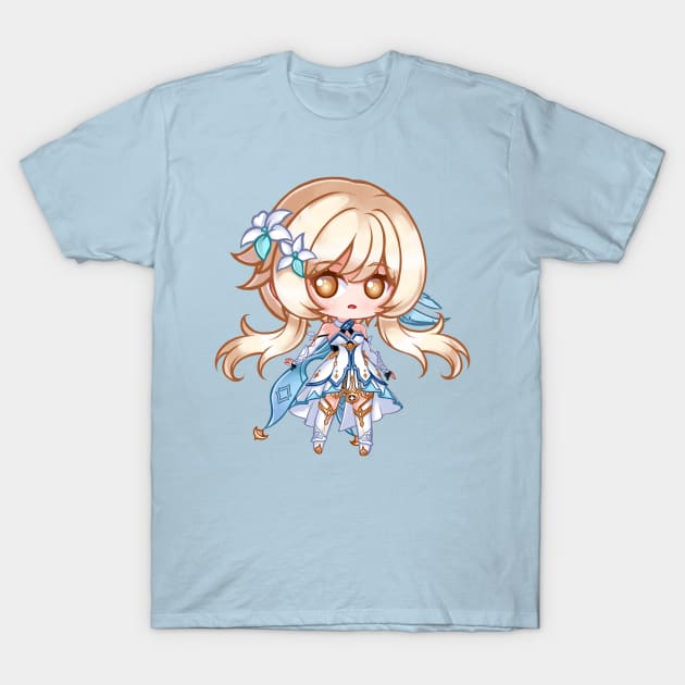 Lumine chibi T-Shirt by HellaKumii